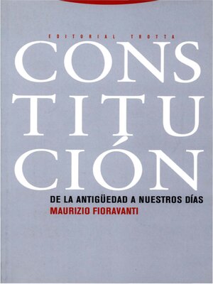 cover image of Constitución